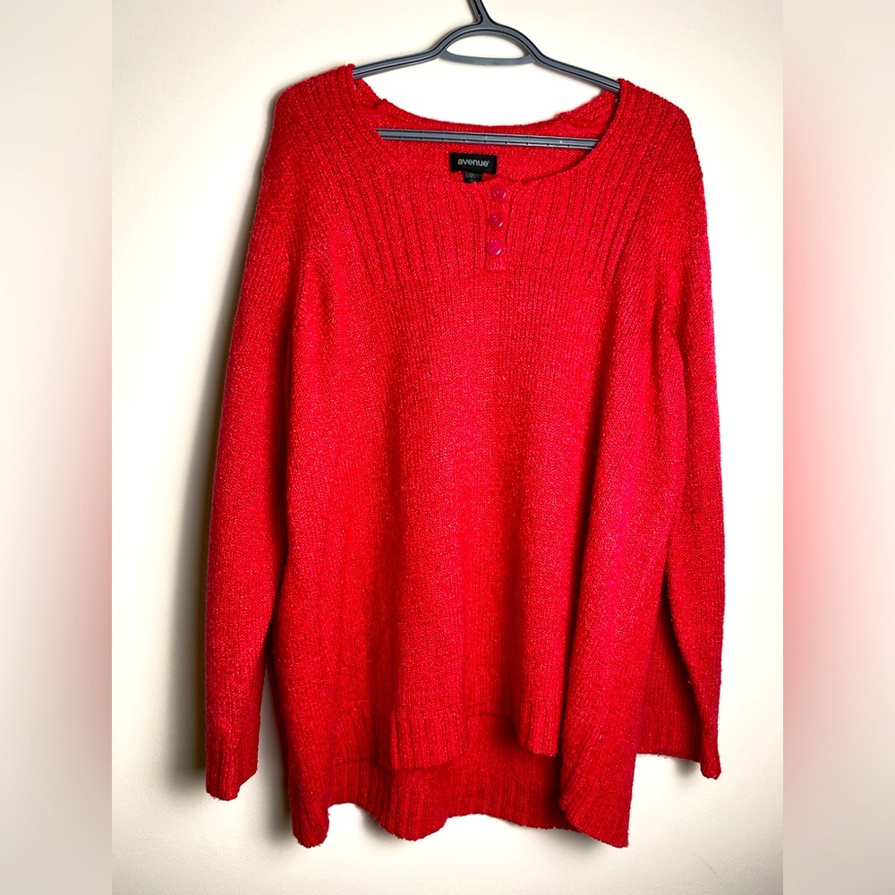 Avenue Sweater Sz 18/20 orange color